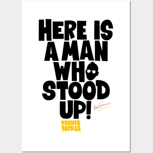 Taxi Driver 'Here Is a Man Who Stood Up ‚ Shirt Design - Martin Scorsese Classic Posters and Art